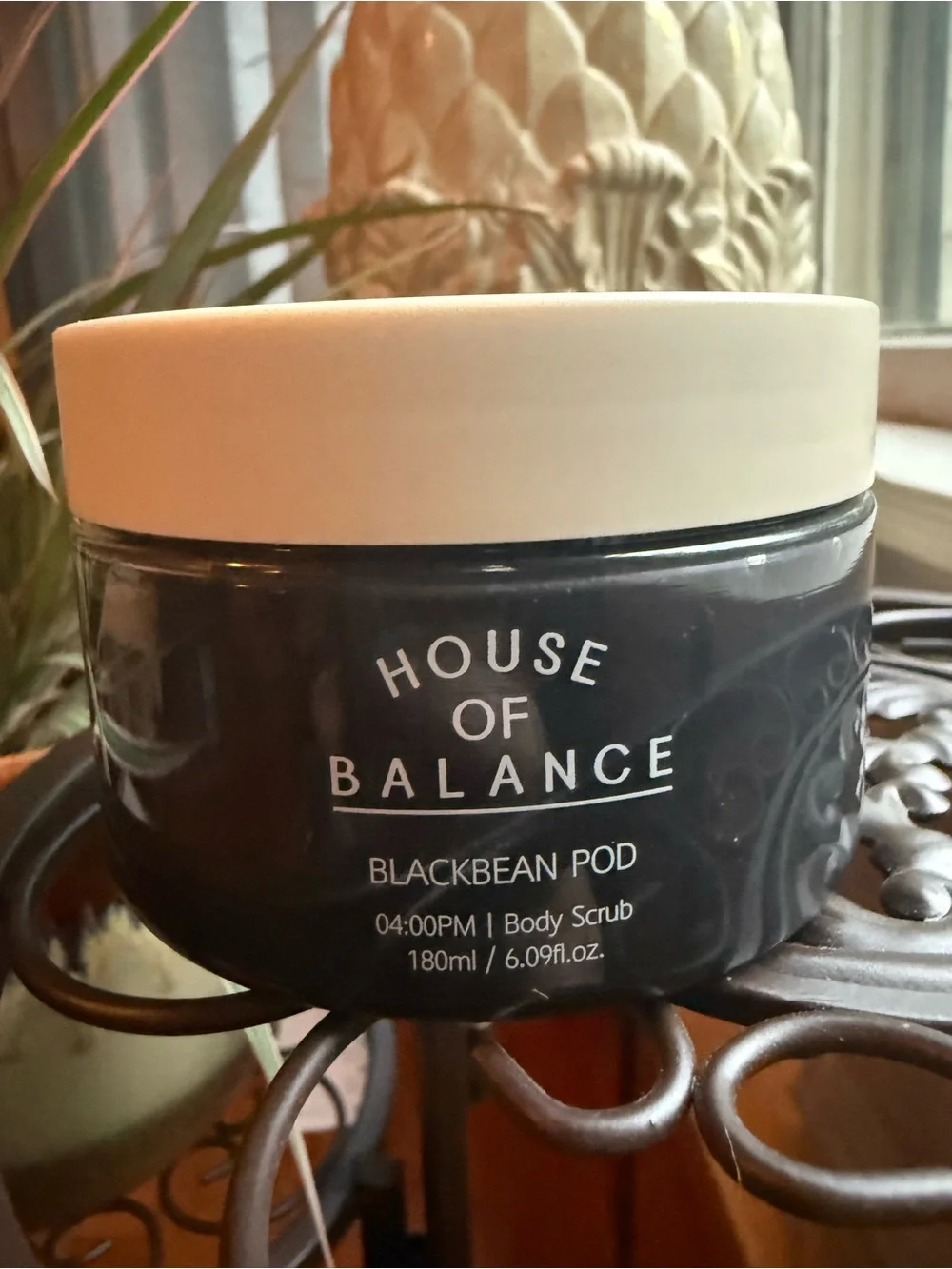 Blackbean Pod Body Scrub — Black